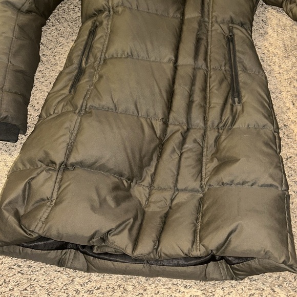 Soia & kyo down hooded coyote fur puffer coat size XXS - Picture 4 of 10